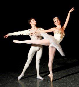 Butler Ballet's Garrett Glassman and Erin Langston in 'The Sleeping Beauty'