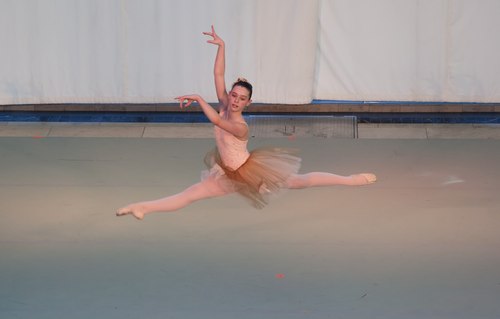 Indianapolis School of Ballet student Madeline Johnstone in I Vespri Siciliani Choreography by Victoria Lyras