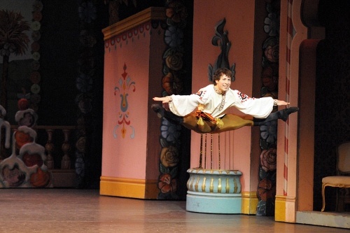Christopher Lingner in the 'Trepak' in IU Ballet Theater's 'The Nutcracker'. Photo courtesy of IU Ballet Theater.