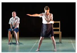 Nol Simonse and Christy Funsch in 'Etudes in Detention'