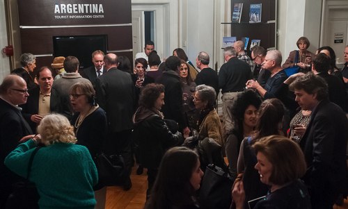 The reception at the 'Unveiling Motion and Emotion' book launch