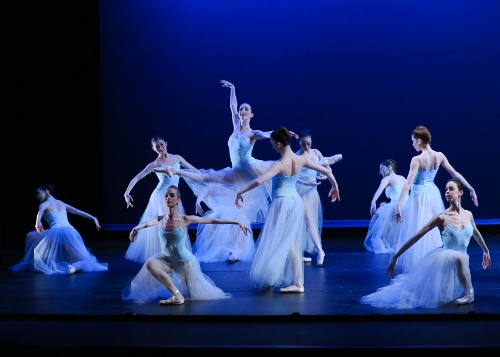 Pittsburgh Ballet Theatre in George Balanchine‘s 'Serenade'.