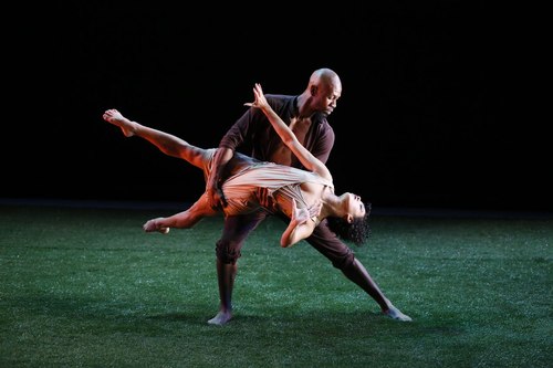 Grass Dancers: Rosie Lani Fiedelman with Chellamar Bernard Choreography by Jennifer Muller