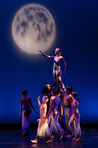 Melanie Schreiber and company in David Hochoy's 'Romeo and Juliet Fantasy'.