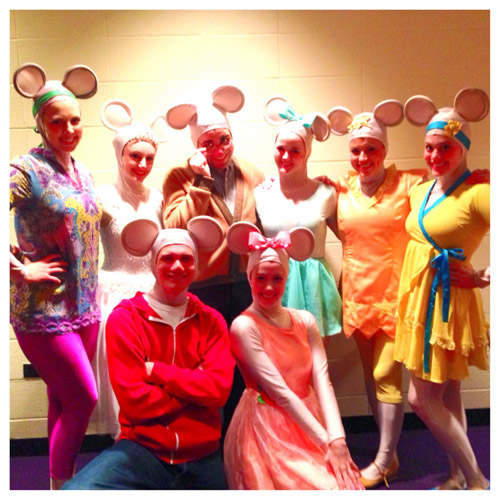 The current cast of 'Angelina Ballerina The Musical'. Photo courtesy of Taylor Gordon
