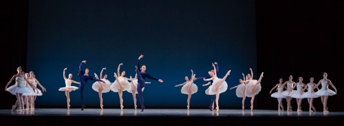 Dancers in George Balanchine's 'Symphony in C'.