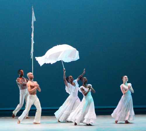 The Company in Alvin Ailey's 'Revelations.' Photo by James R. Brantley