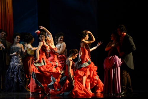 A scene from 'La Traviata' at Musical Arts Center. Photo Courtesy of IU Opera and Ballet Theater.