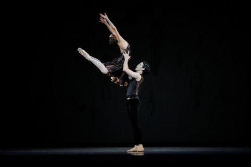 Sarah Van Patten and Carlos Quenedit in Symphony #9 from Ratmansky's 'Shostakovich Trilogy'