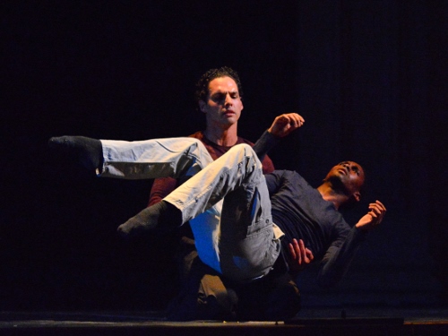 Chamber Dance Project dancers Andile Ndlovu and Luis R. Torres in Diane Coburn Bruning's 'Exit Wounds'.