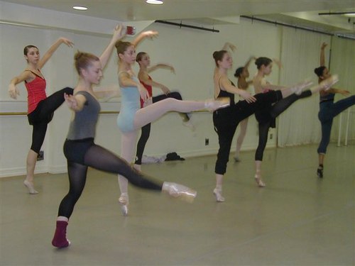 Deborah Wingert, Head Faculty, Manhattan Youth Ballet; Her Student Rehearsal