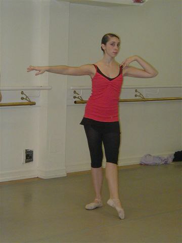 Deborah Wingert, Head Faculty, Manhattan Youth Ballet; Her Student Rehearsal