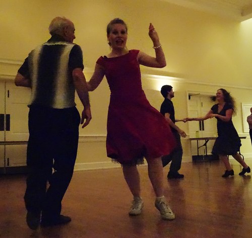 Philadelphia Swing Dance Society party - accomplished dancers having a great time