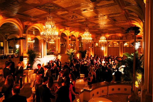 The reception at the Plaza Hotel