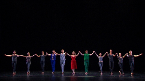 Paul Taylor Company dancers in a scene from 'Paul Taylor: Creative Domain.'