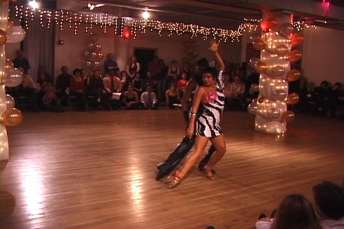 Stepping Out Studios Holiday Gala 2006 Talia Castro-Pozo & Lemington Ridley dance a Show Dance
