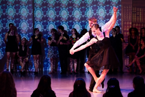 Katie Currier and Zachary Kukla of Peridance Contemporary Dance Company.