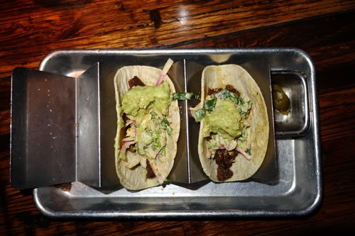 Beef Tacos at Linger<br>(Someone snagged one before I managed to take a photo.)