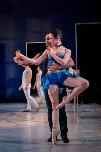 Grand Rapids Ballet dancers Ednis Gomez and Connie Flachs in Annabelle Lopez Ochoa’s 'Dangerous Liaisons.'