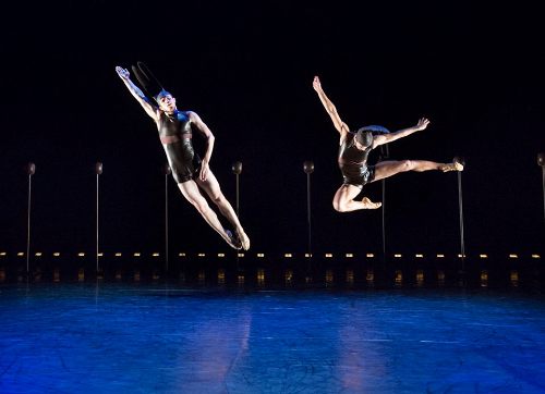 BalletX dancers Zachary Kapeluck and Richard Villaverde in Trey McIntyre's 'Big Ones.'