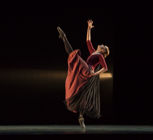 Verb Ballets' Megan Buckley in Heinz Poll's “Elegiac Song.”