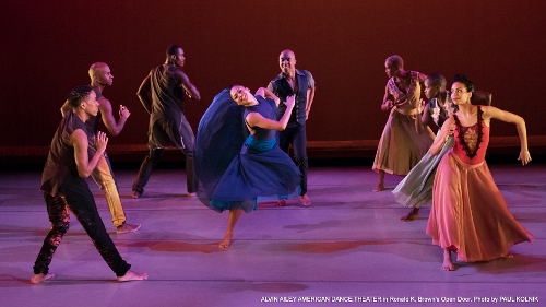 Alvin Ailey American Dance Theater dancers in Ronald K. Browns' 'Open Door.'