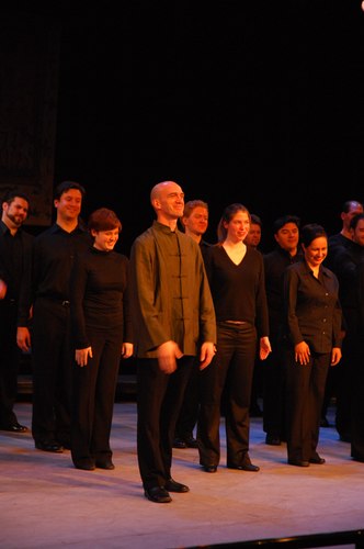 The Nilas Martins Dance Company performs Puccini's Messa di Gloria in a production for dancers and singers staged by choreographer Stephen Pier at Dicapo Opera Theatre