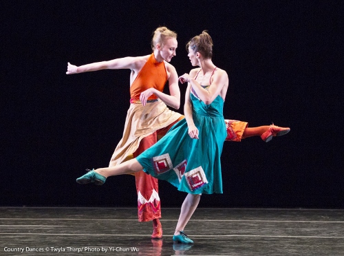 Dancers Eva Trapp (front) and Kaitlyn Gilliland in Twyla Tharp's 'Country Dances'
