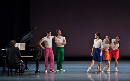 Cincinnati Ballet dancers in Justin Peck's 'Capricious Maneuvers.'