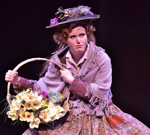 Kimberly Doreen Burns plays Eliza Doolittle in Beef & Boards Dinner Theatre’s production of My Fair Lady, now on stage through May 14. It’s a role which has previously earned her the Broadway World Award for Best Actress in a Musical. The Tony Award winning musical is returning to the Beef & Boards stage after a 20-year hiatus.