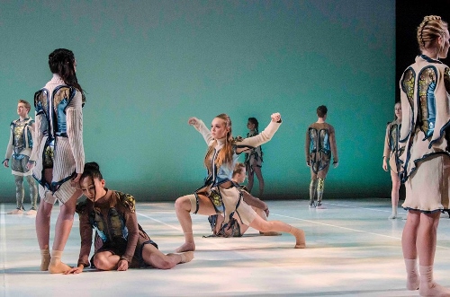 Grand Rapids Ballet in Robert Dekkers & Vanessa Thiessen 'Dear Light Along the Way to Nothingness.'