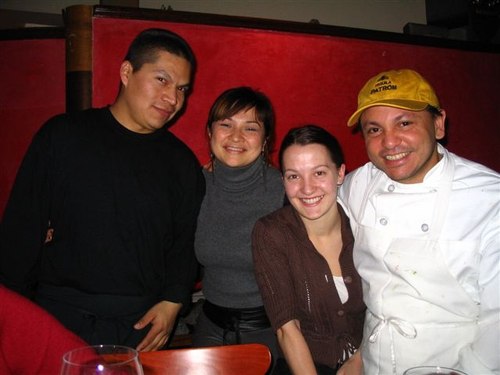 Pepe, Pancha, Joanna, Chef Thierry At Papatzul