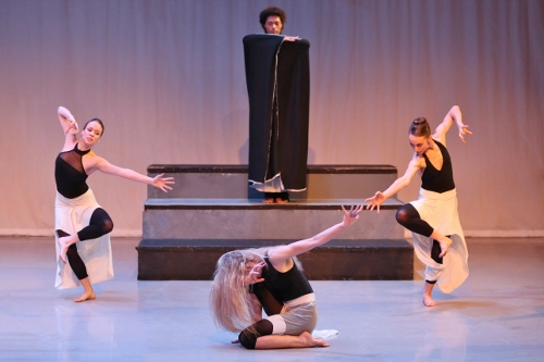 Anne O’Donnell, Charlotte Landreau, Anne Souder, and Abdiel Jacobsen in Martha Graham’s 'The Rite of Spring.'
