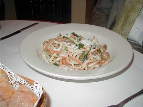 Fettucine with Spinach