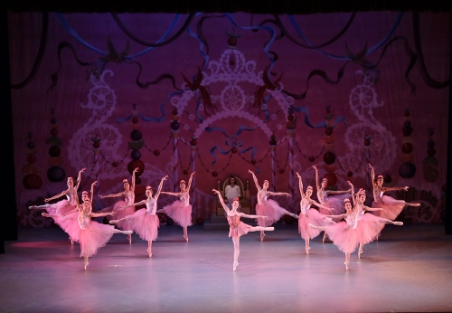 The Waltz of the Flowers, featuring Camila Ferrera as Dew Drop, during Act 2 of Indianapolis Ballet’s 'The Nutcracker.'
