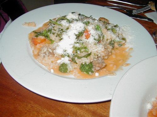 Risotto with Tomatoes and Sausage