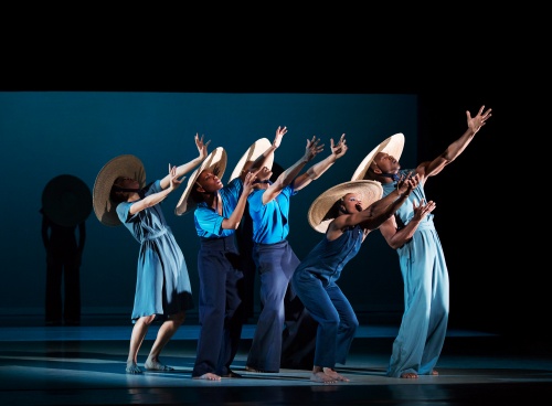 Alvin Ailey American Dance Theater in Jamar Roberts' 'Members Don't Get Weary'.