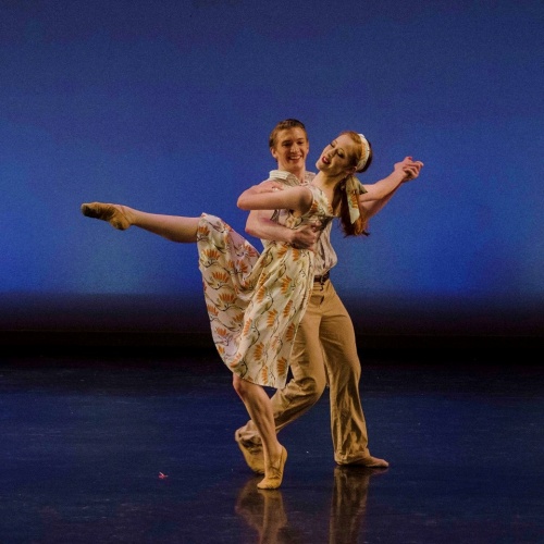 Steven Houser and Gretchen Steimle in James Sofranko's 'The Sweet By and By.'