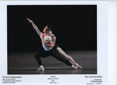 Megan LeCrone and Seth Orza in NYCB's The Four Temperaments