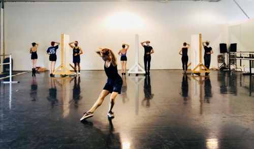 Verb Ballets rehearsing Kate Webb's 'Still Moving'.