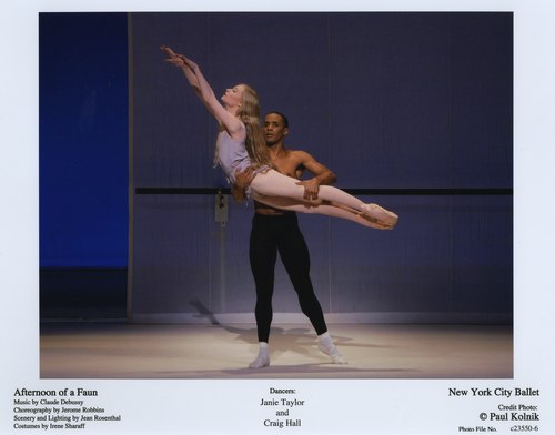 Jamie Taylor and Craig Hall in NYCB's Afternoon of a Faun