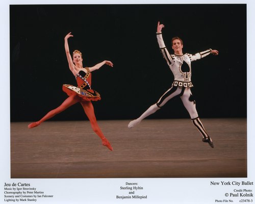 Sterling Hyltin and Benjamin Millepied in NYCB's Jeu de Cartes