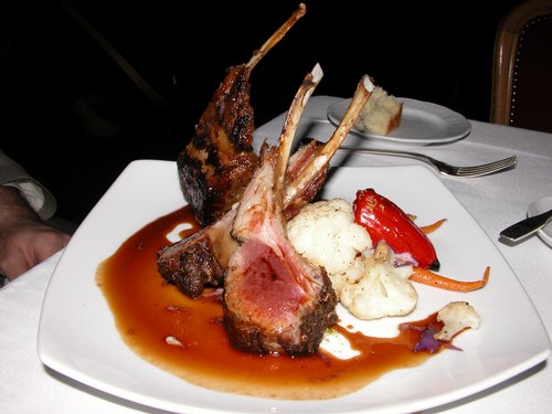 Another view of the Natural Rack of Lamb