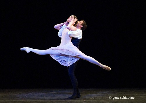 Aurelie Dupont and Manuel Legris (Paris Opera Ballet) performing at YAGP 2007 Gala at NY City Center. Photo by Gene Schiavone.