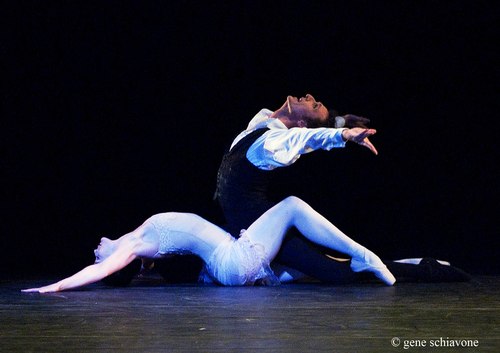 Aurelie Dupont and Manuel Legris (Paris Opera Ballet) performing at YAGP 2007 Gala at NY City Center. Photo by Gene Schiavone. 