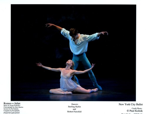 Sterling Hyltin and Robert Fairchild in NYCB's Romeo + Juliet