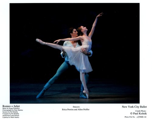 Erica Pereira and Allen Peiffer in NYCB's Romeo + Juliet