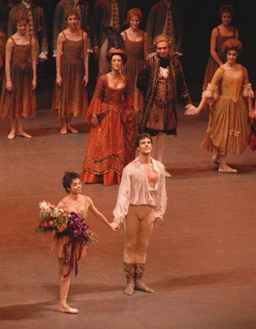 Ferri and Bolle at the 'Manon' Curtain Call. June 16, 2007 in New York City.