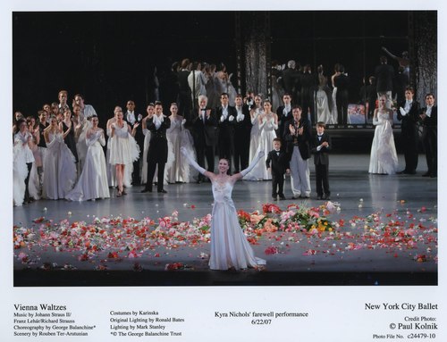 'Vienna Waltzes' marks Kyra Nichols farewell performance for the New York City Ballet. June 22, 2007.