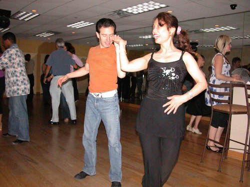 Erik and partner dance